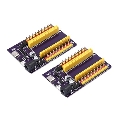 Heemol 2 Stück 38 Pins ESP32 Breakout Board for ESP32 GPIO Extension Board für Pin-Abstand 25,5 mm / 23mm ESP32 Development Board von Heemol