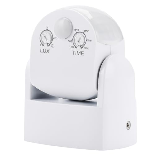 Bewegungsmelder Schalter AC220-240V PIR Mini Bewegungsm Wasserdichter Wandsensor Lichtschalter 3-12m Erfassungsbereich. von Heemol