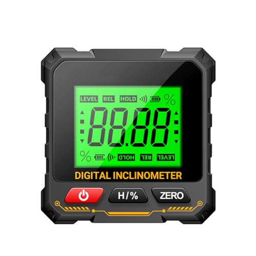 Digitaler LCD Winkelmesser mit Magnetfuß,Multifunktionaler Wasserwaage Neigungsmesser mit Hintergrundbeleuchtung 360°-Drehungsmessung Bevelbox Winkelmessgerät mit Display für DIY. Digitaler LCD Winkelmesser mit Magnetfuß,Multifunktionaler Wasserwaage Neigungsmesser mit Hintergrundbeleuchtung 360°-Drehungsmessung Bevelbox Winkelmessgerät mit Display für DIY. von Heemol
