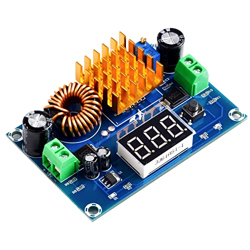 Heemol DC-DC Boost Converter Modul 3-35V auf 5-45V XH-M411 Einstellbares Step Up Voltmeter mit Digitalanzeige. von Heemol