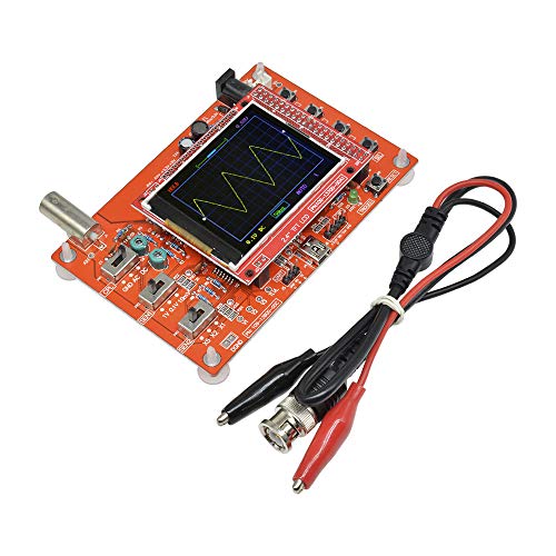 Heemol Digitaloszilloskop Kit Öffnen Quelle 2.4"TFT Display 1MSa/s Sampling Rate mit Sonde für DIY von Heemol