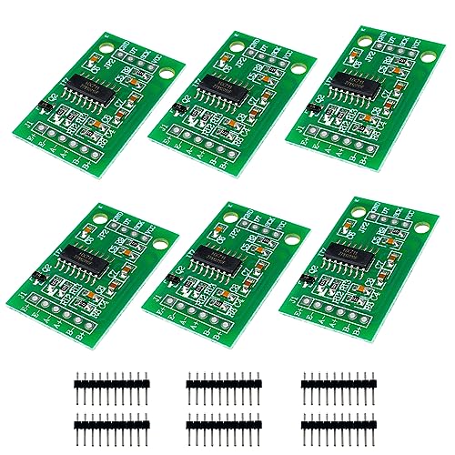 Heemol HX711 Wägezellen-Module,Drucksensor-Module,24-Bit-Präzisions-A/D-Modul für DIY 6 Stück. von Heemol