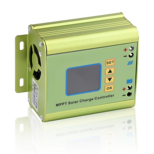 Solar Laderegler Controller 600W 24V 36V 48V 60V 72V Laderegler Solarpanel Boost-Batterielademodul für Verschiedene Batterien Geeignet mit 1,8-Zoll-LCD-Farbdisplay von Heemol