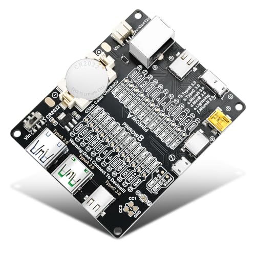 USB Kabeltester, Datenkabel-Lade-Testplatte, Datenkabeltester Prüfplatine für USB C/A Micro USB Kabel schnell（ohne Schale） von Heemol