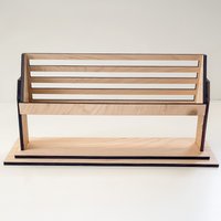 Diy Holz Shelf Sitter Wohnkultur, Unbehandeltes Blank Regal Kit, Wohnkultur Für Wagon Und Crate Insert Kits von HeepDesignCo