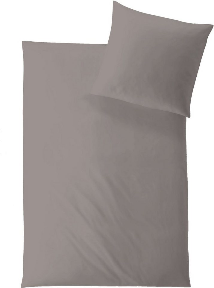 Bettwäsche Classic Uni in Gr. 135x200 oder 155x220 cm, Hefel, Lyocell, Bettwäsche aus TENCEL™, unifarbene Bettwäsche mit Reißverschluss von Hefel