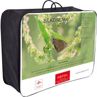 Hefel Naturfaserbettdecke "Silk Dream", extraleicht, Bezug 100% Baumwolle, (1 St.) von Hefel