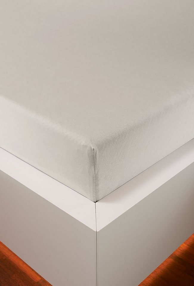Hefel Spannbettlaken HEFEL Spannleintuch, Jersey, Gummizug: rundum, (1 Stück), passend zur HEFEL Bettwäsche-Kollektion von Hefel