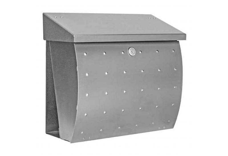 Heibi Metall Briefkasten Heibi Briefkasten KROSIX Edelstahl geschliffen DIN C4 quer von Heibi Metall