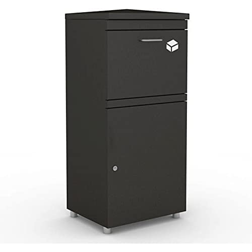 Heibi Paketkasten XL Stahl Graphitgrau Paketbox bis zu 40x39x29 cm entnahmesicher von Heibi Metall