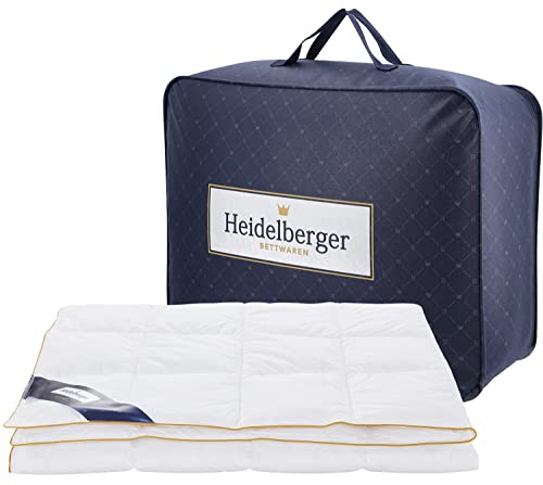 Heidelberger Bettwaren Bettdecke 135x200 cm | Sommerdecke, Schlafdecke, Daunendecke mit Karo-Steppung | atmungsaktiv, hautfreundlich, hypoallergen | Serie Island Heidelberger Bettwaren Bettdecke 135x200 cm | Sommerdecke, Schlafdecke, Daunendecke mit Karo-Steppung | atmungsaktiv, hautfreundlich, hypoallergen | Serie Island von Heidelberger Bettwaren