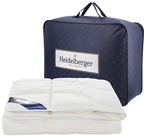 Heidelberger Bettwaren Bettdecke 155x220 cm | Ganzjahresdecke, Schlafdecke, Steppbett mit Kapok-Füllung | atmungsaktiv, hautfreundlich, hypoallergen, vegan | Serie Kanada Heidelberger Bettwaren Bettdecke 155x220 cm | Ganzjahresdecke, Schlafdecke, Steppbett mit Kapok-Füllung | atmungsaktiv, hautfreundlich, hypoallergen, vegan | Serie Kanada von Heidelberger Bettwaren