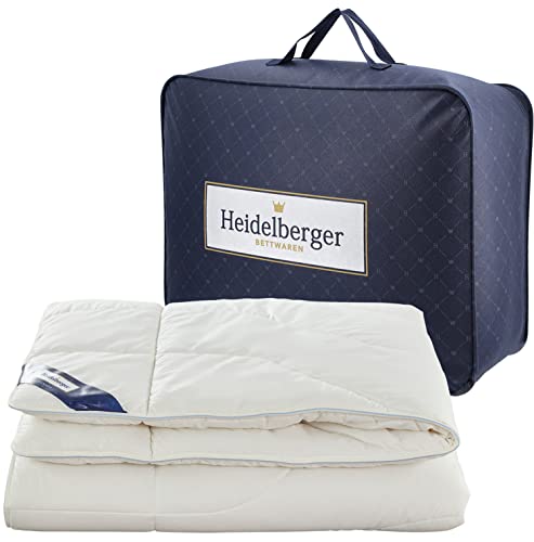 Heidelberger Bettwaren Bettdecke 155x220 cm | Winterdecke, Schlafdecke, Steppbett mit Kapok-Füllung | atmungsaktiv, hautfreundlich, hypoallergen, vegan | Serie Kanada Heidelberger Bettwaren Bettdecke 155x220 cm | Winterdecke, Schlafdecke, Steppbett mit Kapok-Füllung | atmungsaktiv, hautfreundlich, hypoallergen, vegan | Serie Kanada von Heidelberger Bettwaren