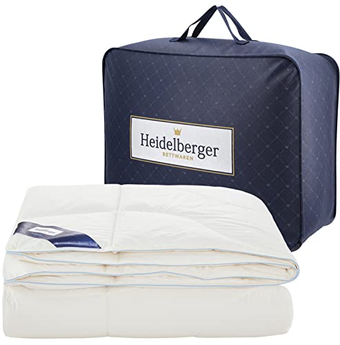 Heidelberger Bettwaren Bettdecke 200x200 cm | 4-Jahreszeitendecke, Schlafdecke, Steppbett mit Kapok-Füllung | atmungsaktiv, hautfreundlich, hypoallergen, vegan | Serie Kanada Heidelberger Bettwaren Bettdecke 200x200 cm | 4-Jahreszeitendecke, Schlafdecke, Steppbett mit Kapok-Füllung | atmungsaktiv, hautfreundlich, hypoallergen, vegan | Serie Kanada von Heidelberger Bettwaren