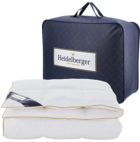 Heidelberger Bettwaren Bettdecke Ganzjahresdecke 135x200 cm Daunendecke, 100% Gänsedaunen | atmungsaktiv, hautfreundlich, allergikergeeignet, hygienisch | Serie Polar Heidelberger Bettwaren Bettdecke Ganzjahresdecke 135x200 cm Daunendecke, 100% Gänsedaunen | atmungsaktiv, hautfreundlich, allergikergeeignet, hygienisch | Serie Polar von Heidelberger Bettwaren