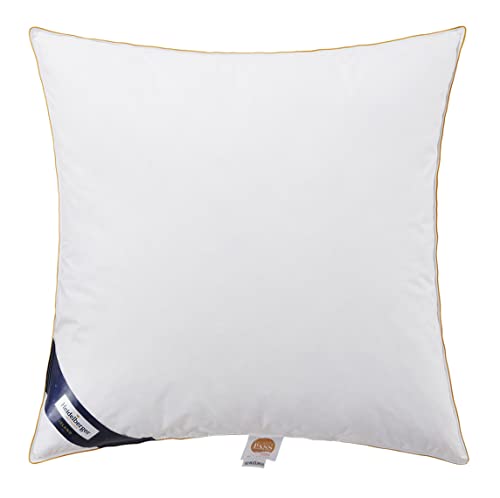 Heidelberger Bettwaren Kissen 80x80 cm | 1-Kammer-Kopfkissen mit Gänsedaunen und Federn | atmungsaktiv, hautfreundlich, hypoallergen für Bauch- und Rückenschläfer | Serie Island Heidelberger Bettwaren Kissen 80x80 cm | 1-Kammer-Kopfkissen mit Gänsedaunen und Federn | atmungsaktiv, hautfreundlich, hypoallergen für Bauch- und Rückenschläfer | Serie Island von Heidelberger Bettwaren