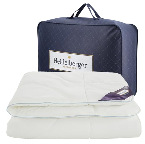 Heidelberger Bettwaren Premium Decke und Kissen - Grönland Winterdecke Plus 135x200 cm Weiß, Schlafdecke mit Körperzonen-Steppung atmungsaktiv, hautfreundlich, hypoallergen Heidelberger Bettwaren Premium Decke und Kissen - Grönland Winterdecke Plus 135x200 cm Weiß, Schlafdecke mit Körperzonen-Steppung atmungsaktiv, hautfreundlich, hypoallergen von Heidelberger Bettwaren