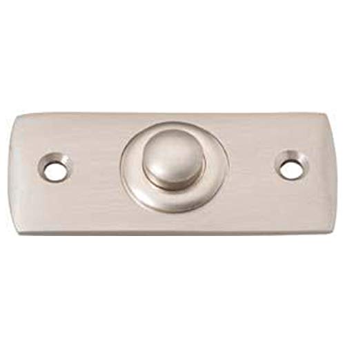 Format 4011150704096 – Klingeltaster Aries messing-nickel. 27 x 65 x 4 mm von Heidemann