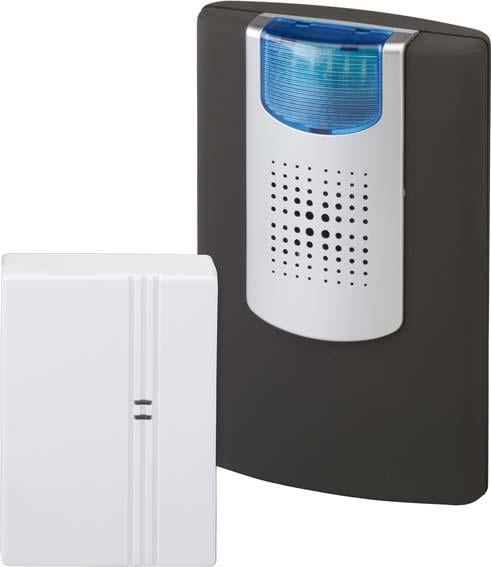 Funkgong-Set HX Action 150m, anthrazit,Rufsensor Funkgong-Set HX Action 150m, anthrazit,Rufsensor von Heidemann