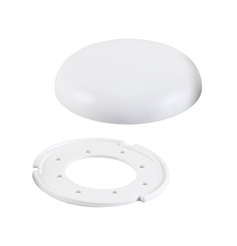 Heidemann 43175 Deckenverteilerdose Distrionendose für Decke Ø 100 mm Weiß Kunststoff nicht wasserfest von Heidemann