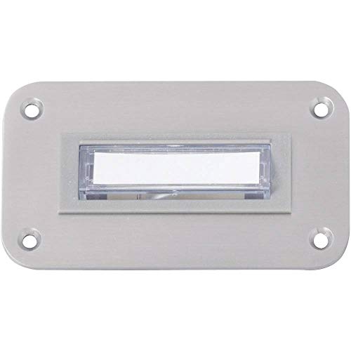Heidemann 70065 Klingelplatte beleuchtet 1fach Edelstahl 8-12 V/1A von Heidemann