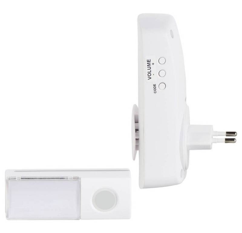 Heidemann Smart Home Türklingel Funkgong-Set 70827 (mit Blitzlicht, mit Namensschild) von Heidemann