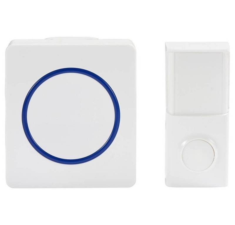 Baseline Smart Home Türklingel Funkgong-Set (batterielos, mit Piezo, mit Namensschild) von Baseline