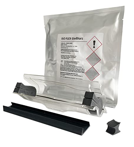 Heidemann ISO FLEX Gießharz-Set (inkl. Abzweig- und Verbindungsmuffe, Gehäuse mit Zubehör und Gießharz 160 ml, Einweg-Schutzhandschuh, Haustürklingel Set, Funkklingel) 30450 von Heidemann