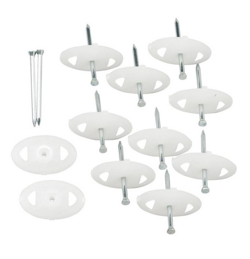 Heidemann Rohrschelle Heidemann Nagelscheiben 27 x 34 mm 25 Stück von Heidemann