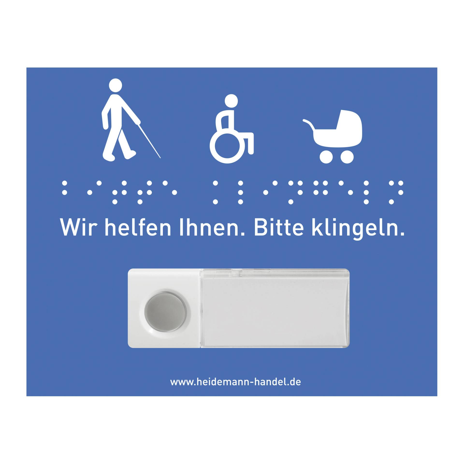 Heidemann Service-Schild für HX Funkgongs Heidemann Service-Schild für HX Funkgongs von Heidemann