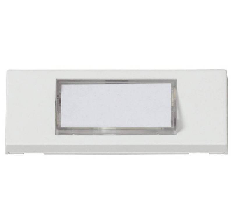 Heidemann Türklingelknopf Klingelplatte 70060, mit Namensschild von Heidemann