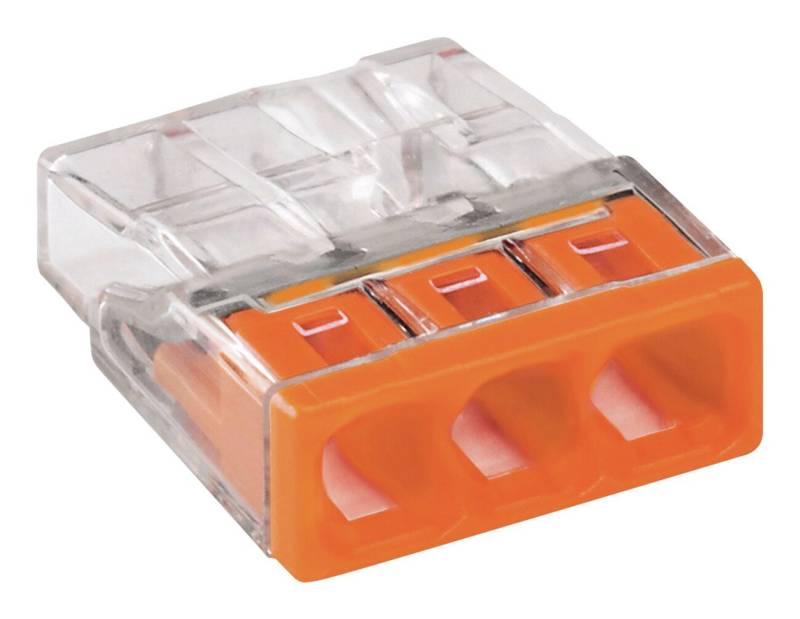 Heidemann Verbindungsklemme, Wagoklemme 3 x 0,5 - 2,5 qmm von Heidemann