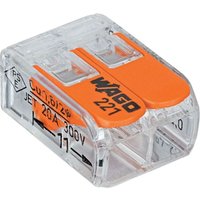 Wago-COMPACT-Klemme 2 x 0,2-4qmm transparent 5 Stueck Btl. m. R. von Heidemann