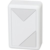 Zweiklang-Gong Prisma grauweiß 118x80x38mm Klingeltransformator 82 dB - Heidemann von Heidemann