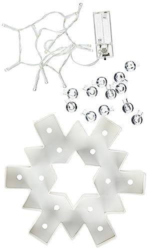 American Crafts Heidi Swapp Festzelt Love Christmas Papierform Schneeflocke, 19,7 x 20,3 cm, andere, mehrfarbig, 5,71 x 20,95 x 20,32 cm von Heidi Swapp