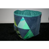 Dekoratives Utensilo Mit Jeansrecycling Handmade Storage Tote Fabric Bin Basket-Home & Kitchen Accessory No Problem Gift For Her Dekoratives Utensilo Mit Jeansrecycling Handmade Storage Tote Fabric Bin Basket-Home & Kitchen Accessory No Problem Gift For Her von HeidisArtDE