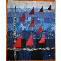 Wandbehang Segelregatta Wandbehang Segelregatta von HeidisArtDE