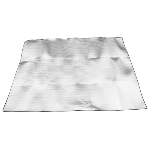 Heidouse Campingmatte, 59 x 79 Zoll wasserdichte doppelseitige Aluminiumfolie isoliertes Schlafkissen, Faltbare tragbare Zeltmatte für Picknickstrand von Heidouse