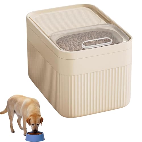 Heidouse Pet Food Storage Containers 7.5-14kg Cat & Dog Food Storage Container with Airtight Lid & Measuring Cup Transparent Safe and Sturdy PP Store Box for Home von Heidouse