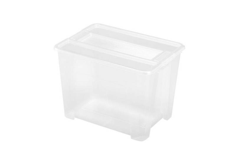 Heidrun Aufbewahrungsbox 8x TEX Box 21L 38x28x27cm Transparent Deckel Aufbewahrung Spielzeugkis von Heidrun