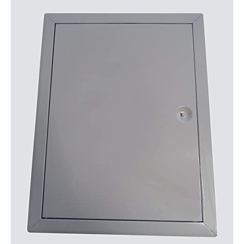 Revisionsklappe Revisionstür Weiß Softline "The White Edition" mit Vierkantverschluss 300x500mm von Yecna