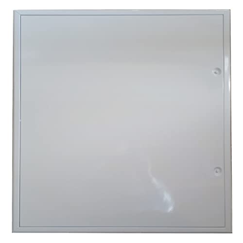 Revisionsklappe Revisionstür Weiß Softline "The White Edition" mit Vierkantverschluss 800x800mm von Heika