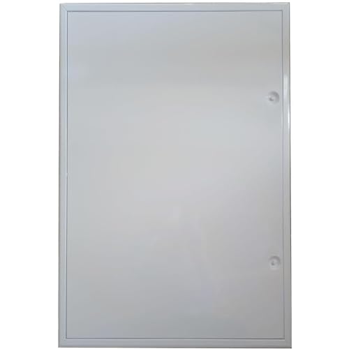 Revisionsklappe Softline 600 x 1000 mm weiß "The White Edition" mit Vierkantverschluss für Wand- oder Deckeneinbau von Heika