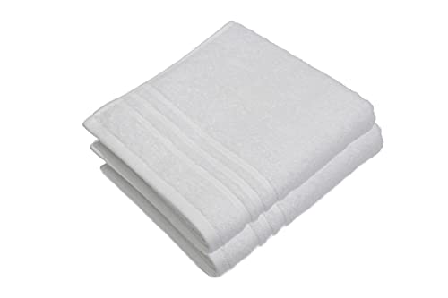 Heike Duschtücher Pure Edition 2er Set 70X140 cm 100% Baumwolle (Weiß) von Heike
