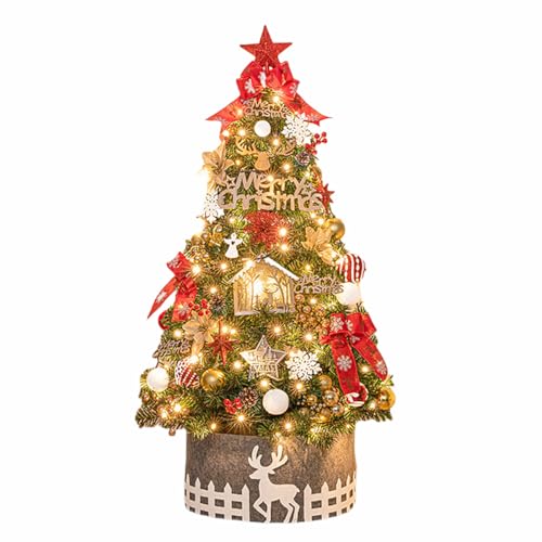 Heikoeco® 180cm Weihnachtsbaum Set mit Zubehör, künstliche Baum, DIY geschmückten Weihnachtsbaum 120cm-210cm (180cmBaum + 1 Zubehörpaket) von Heikoeco