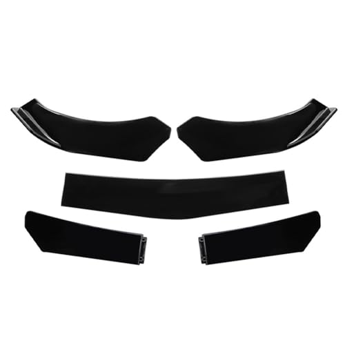 Heilanole 5 Stück Auto Universal Frontlippe Kinn Stoßstange Splitter Spoiler Stufendesign Auto Modifizierte Spoilerteile von Heilanole