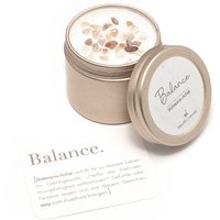 Heilstein-Kerze "Balance" M von HeilenMitSteinen