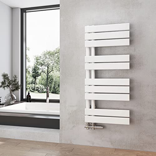 Heilmetz Badheizkörper Weiß Handtuchtrockner Heizung 400 x 899 mm Bad Heizkörper Handtuchheizkörper Handtuchwärmer von Heilmetz