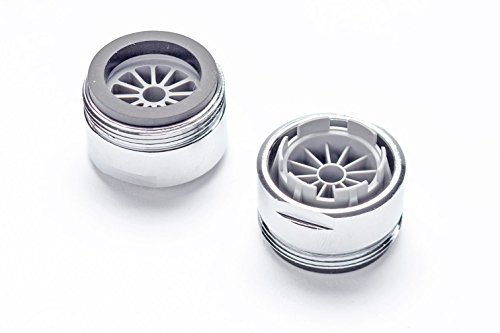 10er-Pack Full Flow Niederdruck Strahlbrecher (für drucklose Systeme) verchromt M 24 x 1 von Heilo Vertriebsagentur