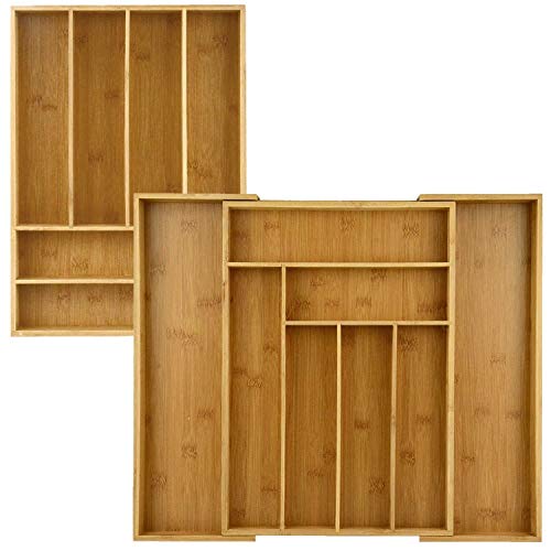 Heim Concept Besteckkasten aus Bambus, Besteckkasten, Besteck-Organizer/Utensilienhalter von Heim Concept